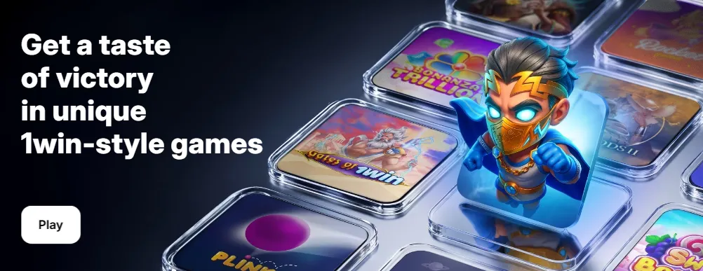 1WIN Casino oyunları: slotlar, canlı kazino və masa oyunları